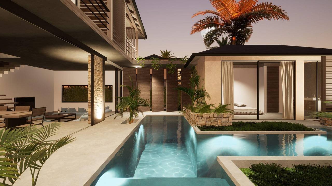 2970-POOL2 Exclusive project of Modern Villas in Playa Cosón