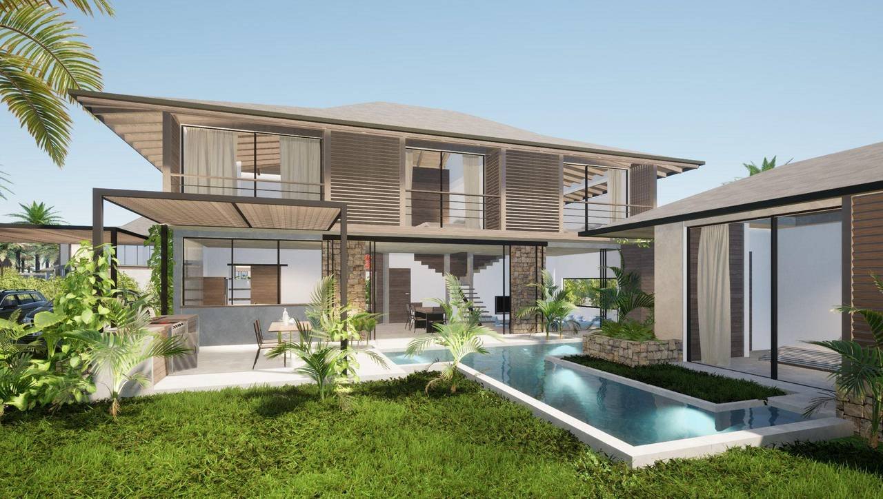 2970-Pool1 Exclusive project of Modern Villas in Playa Cosón