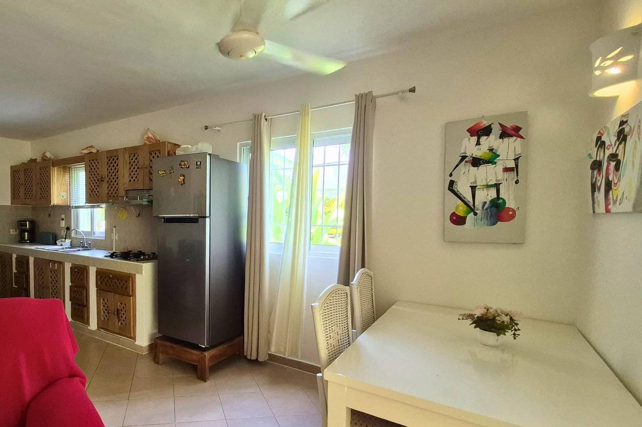 3309-DiningArea1 Renovated Apartment only 50 meters from Playa Popy