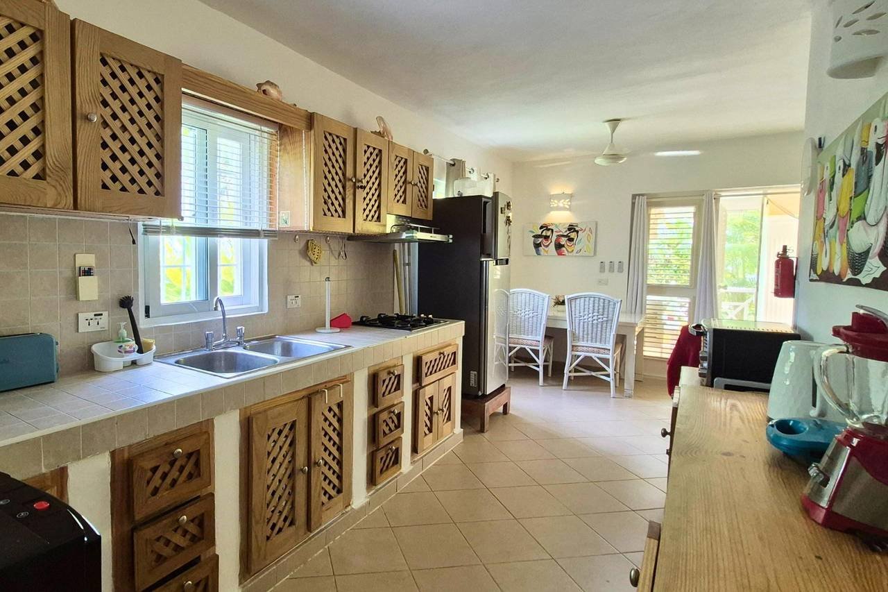 3309-Kitchen1 Renovated Apartment only 50 meters from Playa Popy