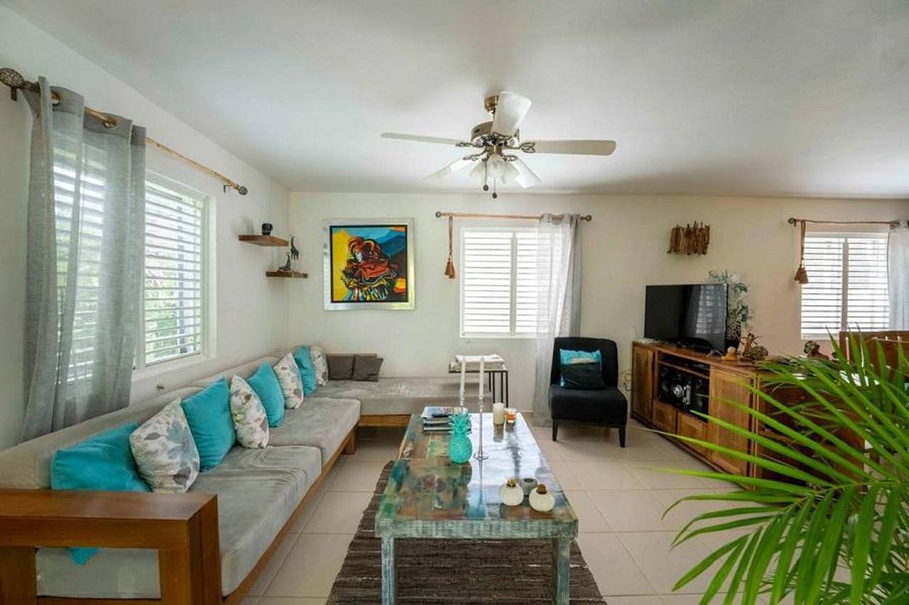 3316-LivingRoom Charming Colonial villa near Playa Punta Popy