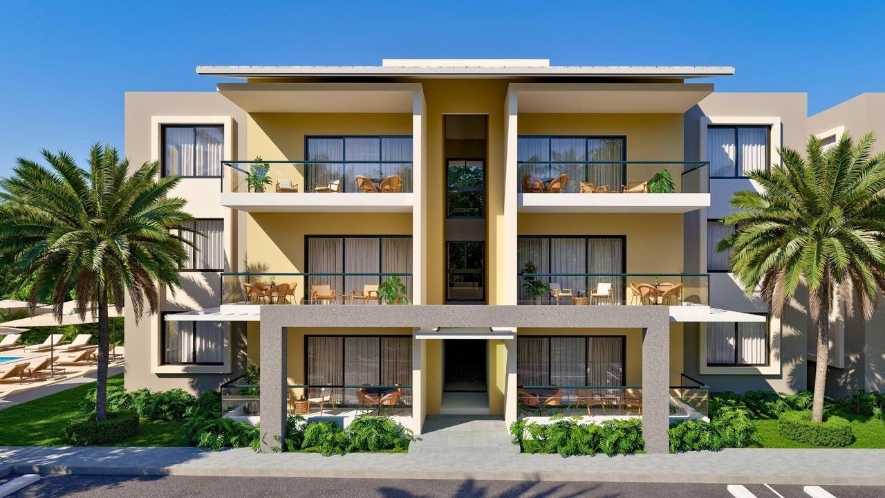 3328-Facade1 All-New Modern Apartments, 100m from Beautiful Playa Las Ballenas