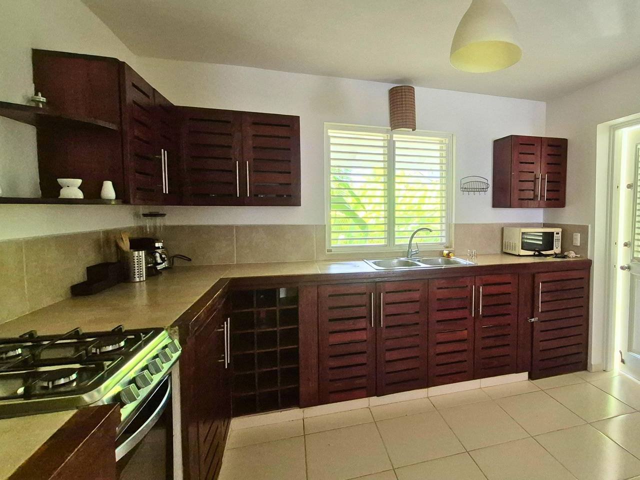 3342-Kitchen2 Charming Colonial Villa Near Playa Punta Popy