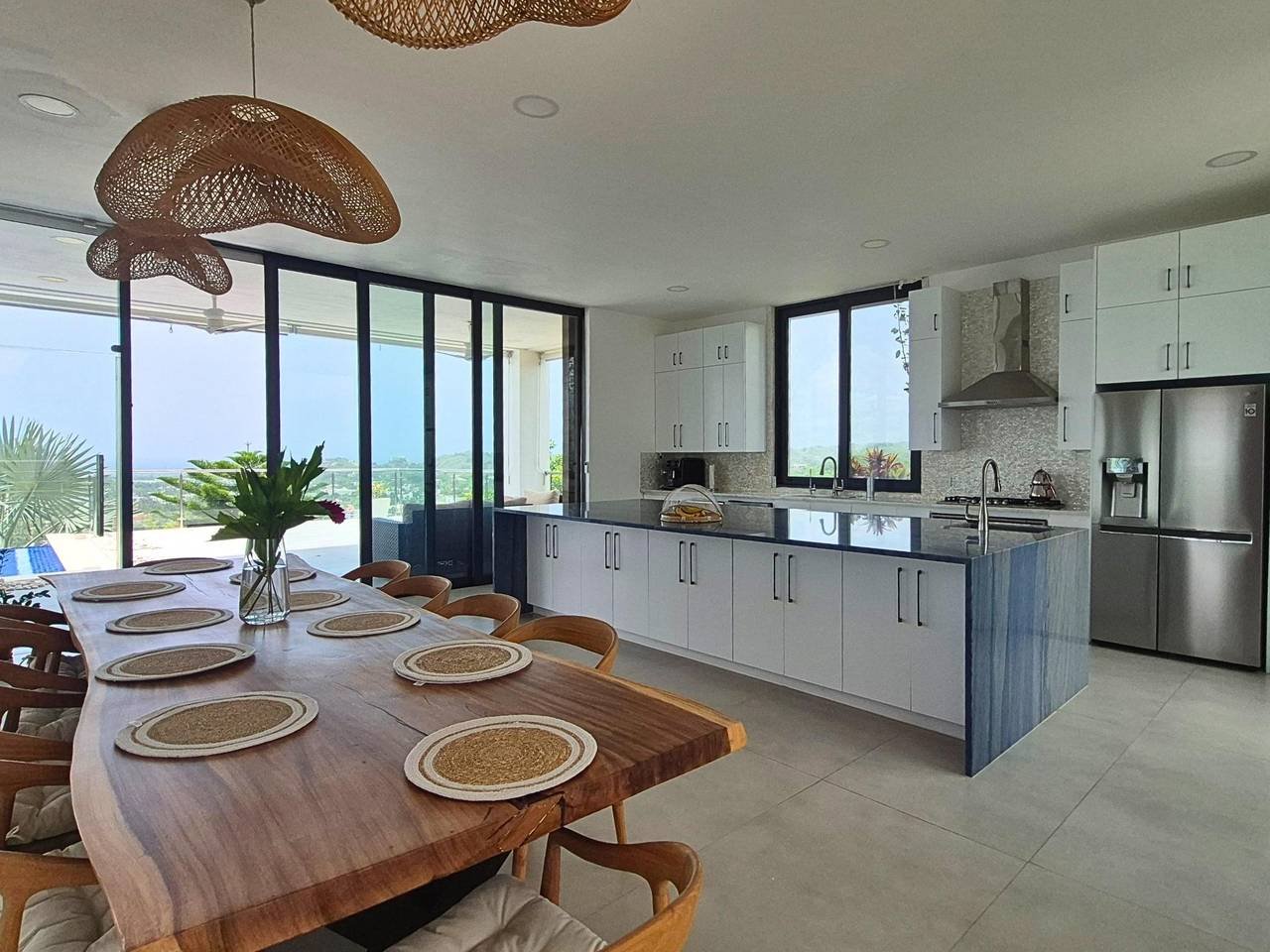 3353-DiningRoom2 Exceptional Villa with Panoramic Spectacular Sea Views