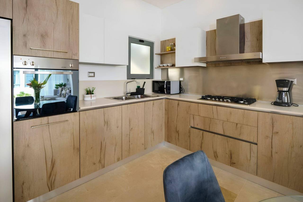 3398-Kitchen1 Modern Apartment at Amare Residences