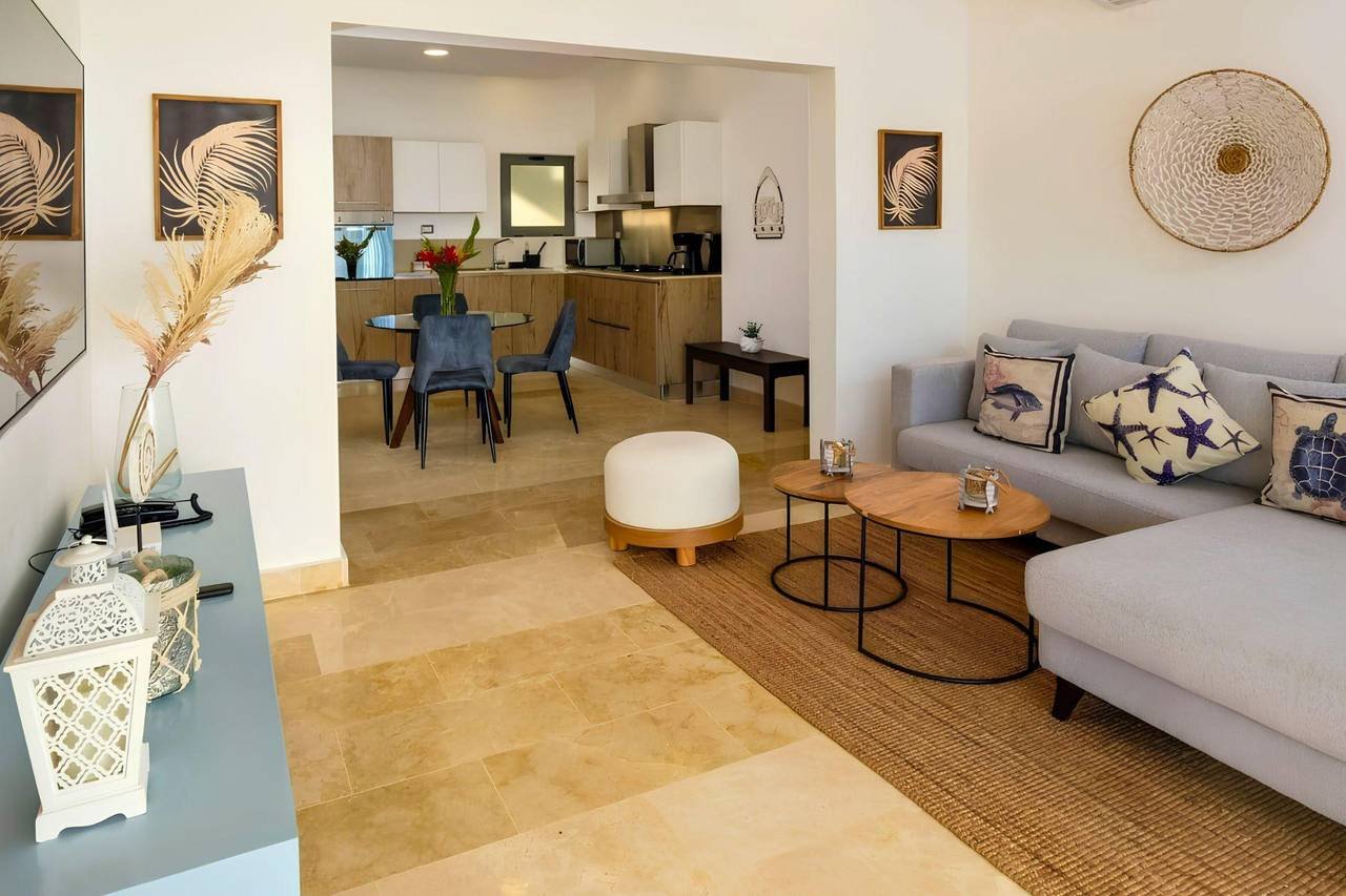 3398-LivingArea1 Modern Apartment at Amare Residences