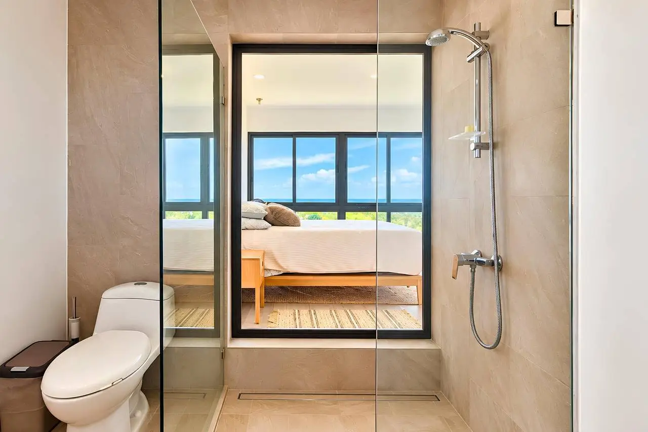 3401-Bathroom3 Modern Apartment with Ocean View and Rooftop Pool