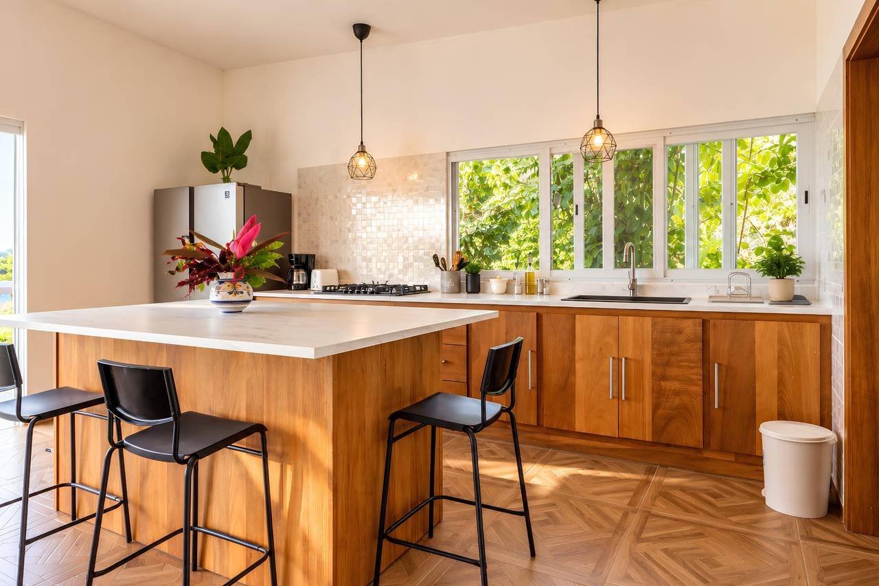3402-DiningArea2 Charming Villa Brisa De Coson – with Ocean View !