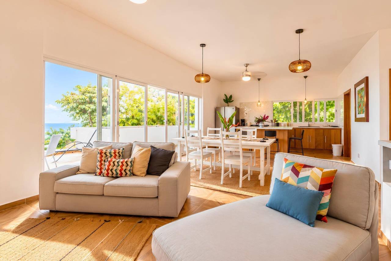 3402-LivingRoom1 Charming Villa Brisa De Coson – with Ocean View !
