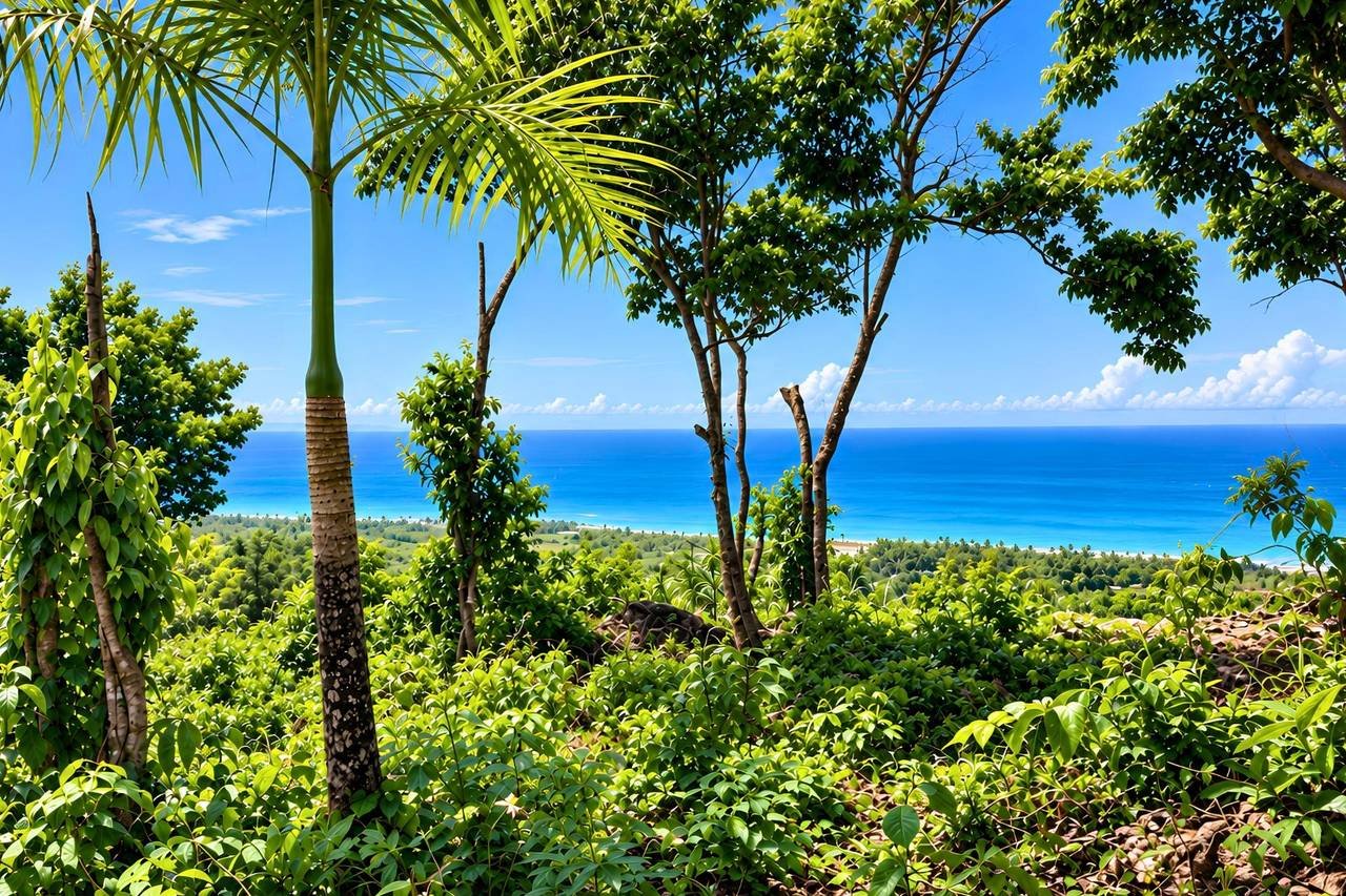 3404-View1 Land with Spectacular Ocean Views in Cosón – Las Terrenas