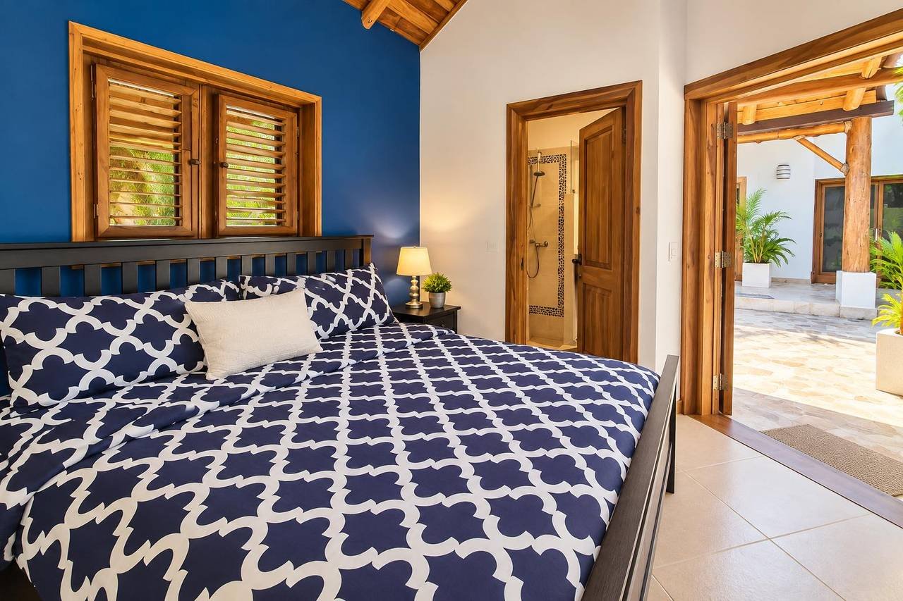 3406-Bedroom3 Beautiful Tropical Villa with Bungalow 100m from Playa Las Ballenas !