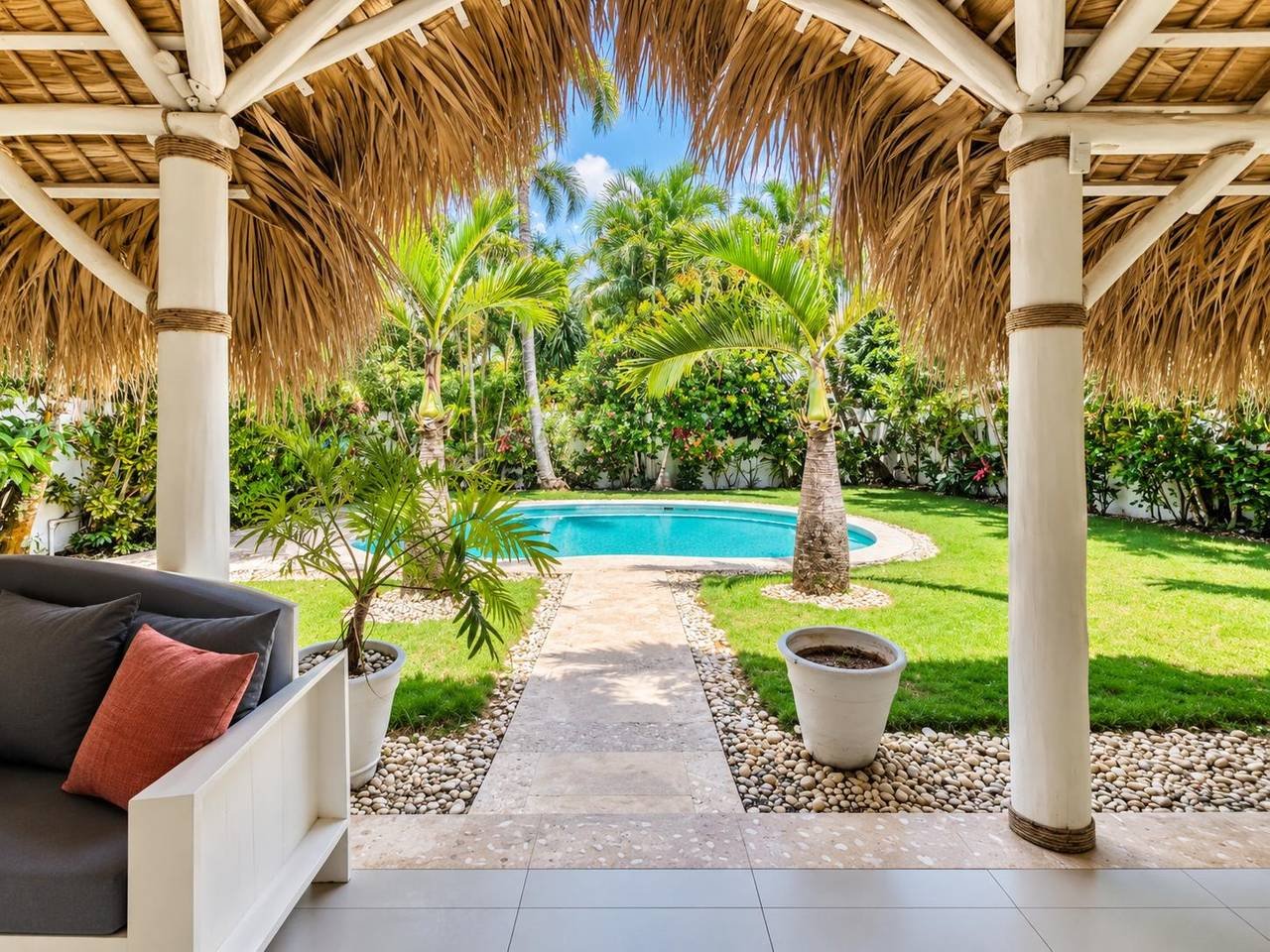 3407-terrace2 Charming Villa Flo near Playa Punta Popy