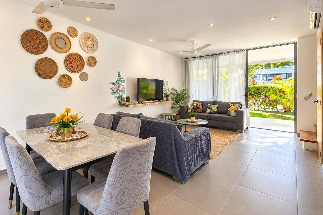 3408-livingarea3 Modern Townhouse near Playa Punta Popy