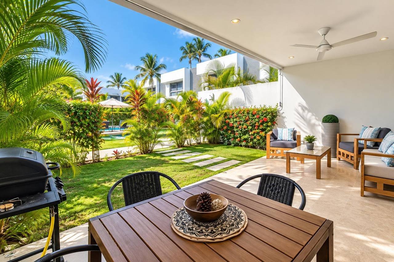 3408-terrace1 Modern Townhouse near Playa Punta Popy