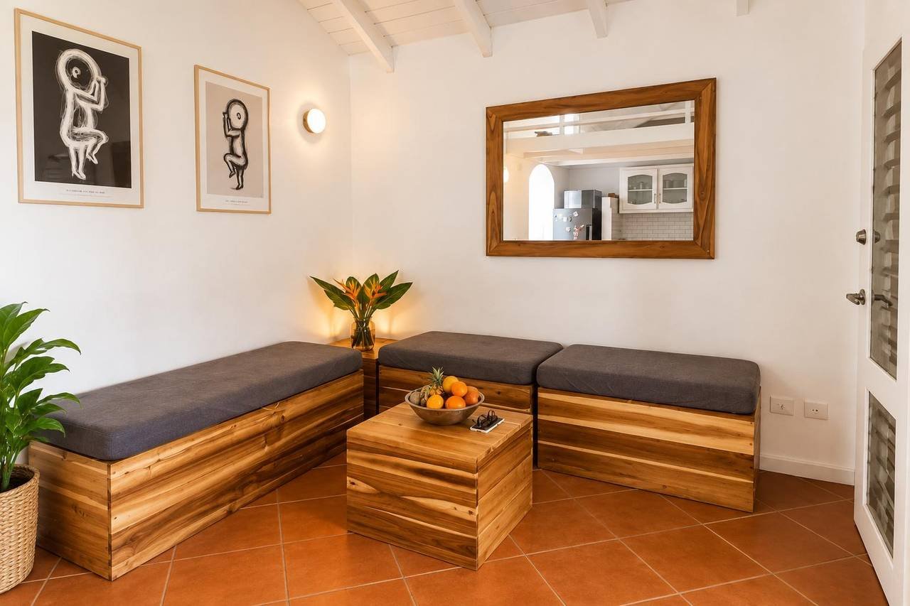 3411-LivingArea1 2-bedroom Villa at India Canela – Center of Town !