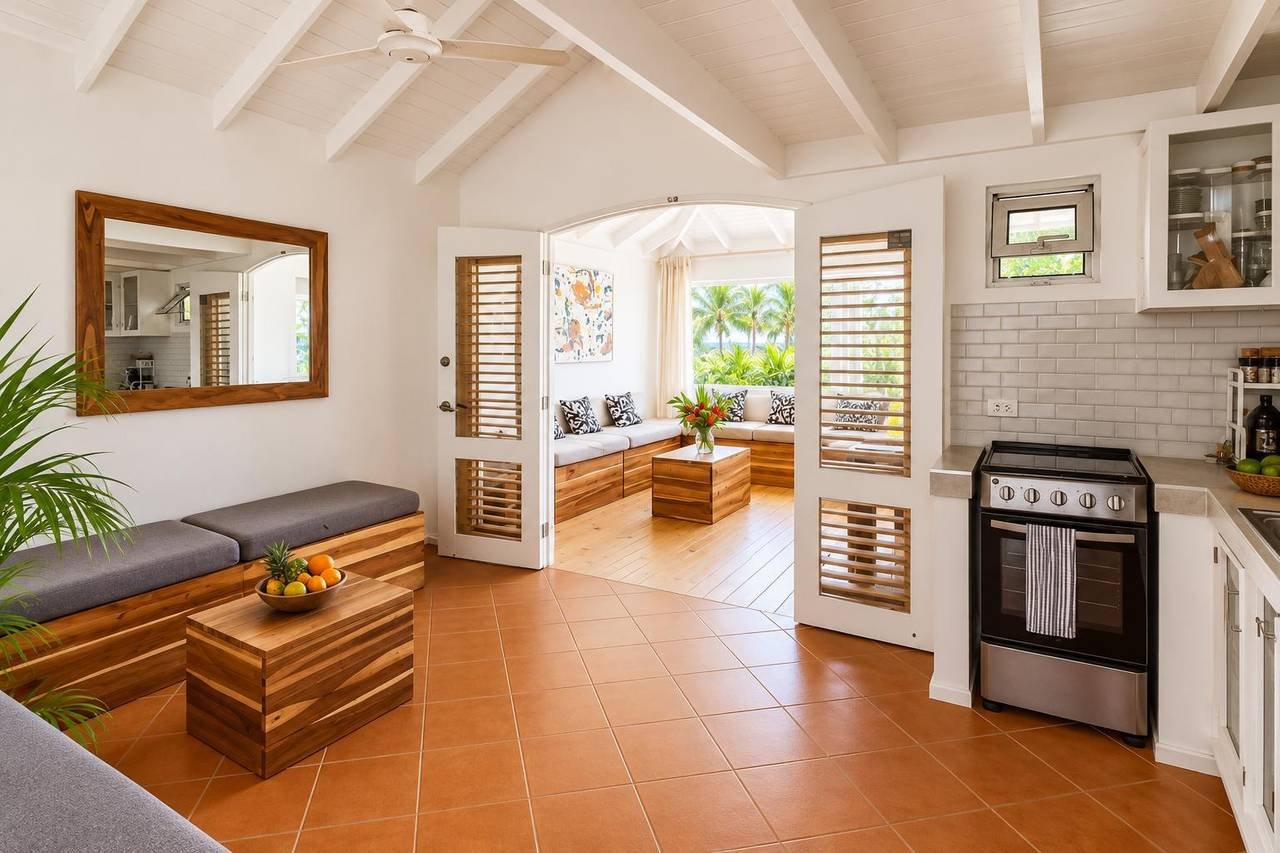 3411-LivingArea2 2-bedroom Villa at India Canela – Center of Town !