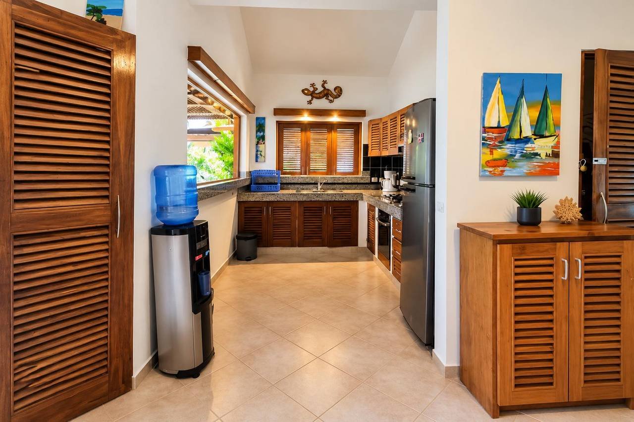 3414-Kitchen1 Charming Villa with Bungalow and Private Pool at Punta Popy