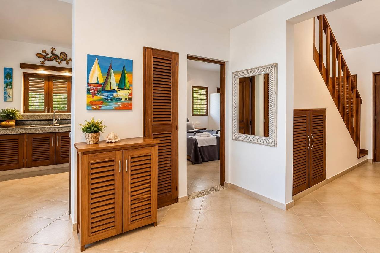 3414-LivingArea1 Charming Villa with Bungalow and Private Pool at Punta Popy