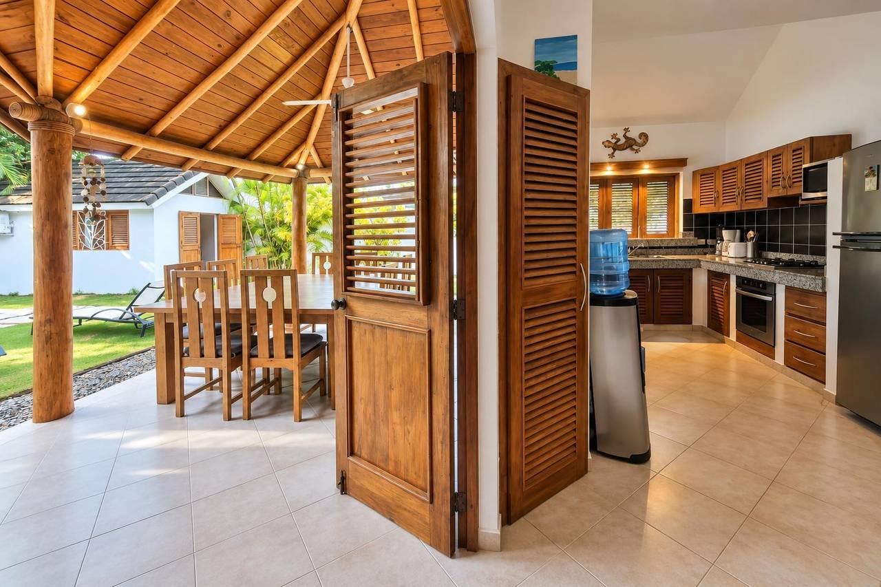 3414-LivingArea4 Charming Villa with Bungalow and Private Pool at Punta Popy
