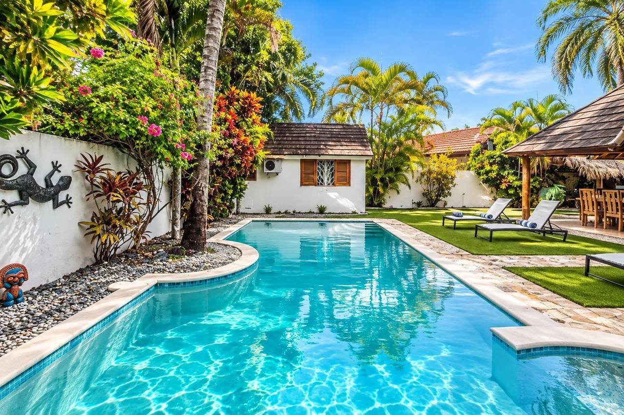 3414-Pool1 Charming Villa with Bungalow and Private Pool at Punta Popy