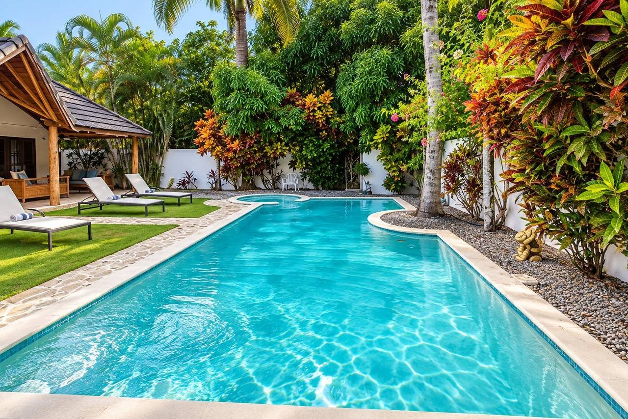 3414-Pool2 Charming Villa with Bungalow and Private Pool at Punta Popy