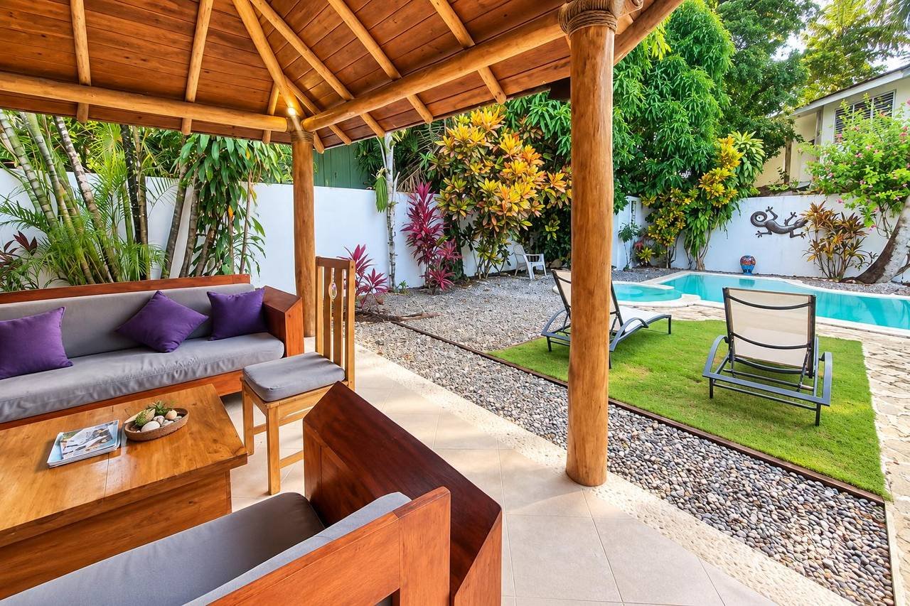 3414-Terrace1 Charming Villa with Bungalow and Private Pool at Punta Popy