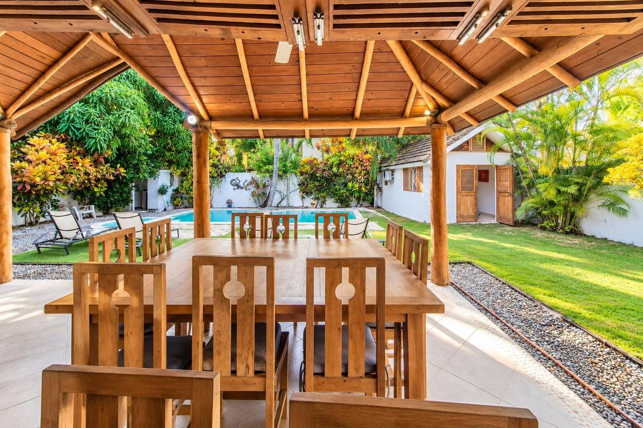 3414-Terrace5 Charming Villa with Bungalow and Private Pool at Punta Popy