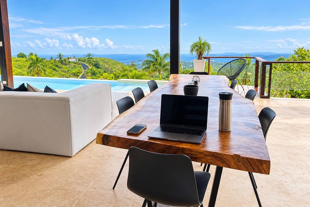 3430-Terrace1 Beautiful Ocean View Villa at Bella Vista