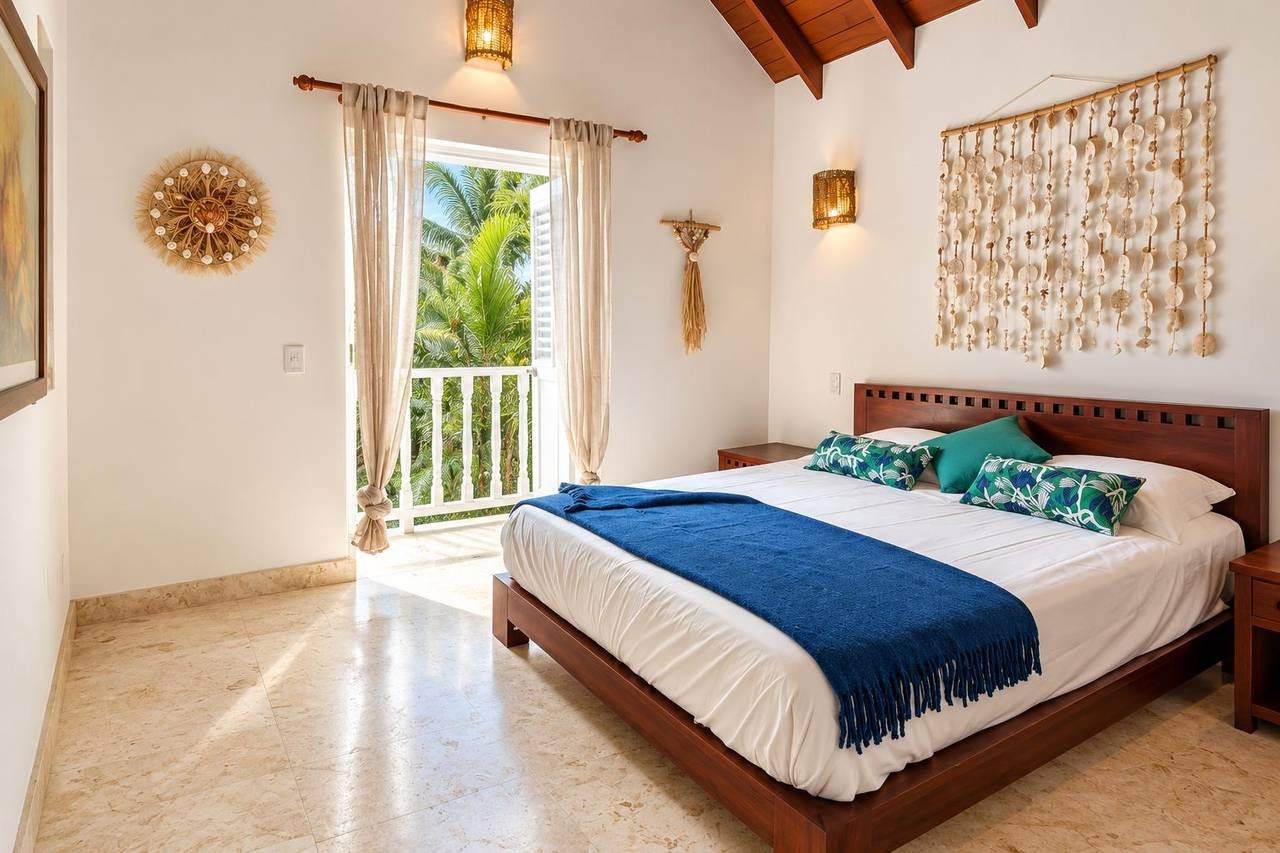 3451-Bedroom4 Charming 4 Bedroom Colonial Villa with Private pool near Playa Las Ballenas