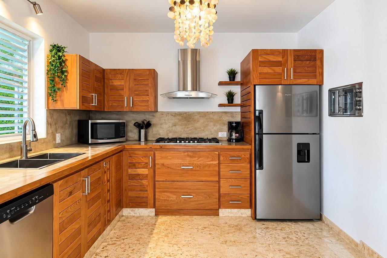 3451-Kitchen2 Charming 4 Bedroom Colonial Villa with Private pool near Playa Las Ballenas